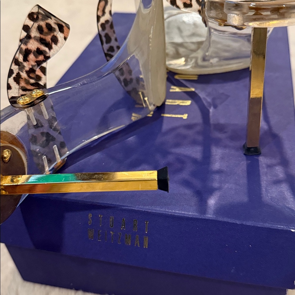 Stuart Weitzman Leopard Print Heels - Picture 10 of 14